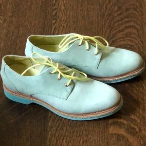 Like New Sperry Aqua Blue Shoes. Sz 7.5